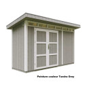 Abri de jardin M902A avec peinture Tundra Grey - Timbela