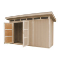 Abri de jardin M902A avec peinture Tundra Grey - Timbela