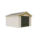 Garage en bois brut 13m² – panneaux LP® SmartSide® – Timbela