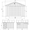 Garage en bois brut 13m² – panneaux LP® SmartSide® – Timbela