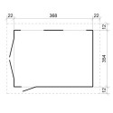 Garage en bois brut 13m² – panneaux LP® SmartSide® – Timbela