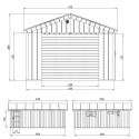 Garage en bois brut 21m² – panneaux LP® SmartSide® – Timbela