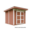 Abri de jardin M903A avec peinture Redwood Red - Timbela