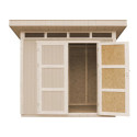 Abri de jardin M903A avec peinture Redwood Red - Timbela