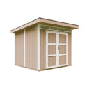Abri de jardin M903A avec peinture Terra Brown - Timbela