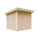 Abri de jardin M903A avec peinture Tundra Grey - Timbela