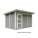 Abri de jardin 9m² M904 avec peinture Carvern Steel - Timbela