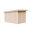 Abri de jardin 9m² M904 avec peinture Carvern Steel - Timbela
