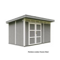Abri de jardin M904A avec peinture Cavern Steel - Timbela
