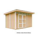 Abri de jardin M904A avec peinture Harvest Honey - Timbela