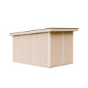 Abri de jardin M904A avec peinture Redwood Red - Timbela