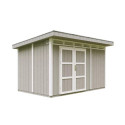 Abri de jardin M904A avec peinture Tundra Grey - Timbela