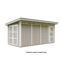 Abri de jardin M905C avec peinture Tundra Grey - Timbela