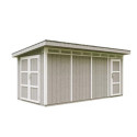 Abri de jardin M905C avec peinture Tundra Grey - Timbela