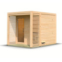 Sauna d’extérieur Angkor 2 - 5 places - poêle 9KW ctrl externe - KARIBU