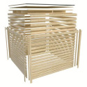 Sauna d’extérieur Angkor 2 - 5 places - poêle 9KW ctrl externe - KARIBU