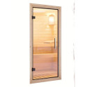 Sauna en bois d’extérieur Angkor 2 - 5 places 38mm - poêle 9KW ctrl easy bio - KARIBU