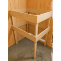 Sauna en bois d’extérieur Angkor 2 - 5 places 38mm - poêle 9KW ctrl easy bio - KARIBU