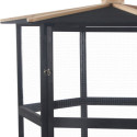 Volière en bois FSC thermo-traité diam. 150cm x H.179cm - Shelty Pet