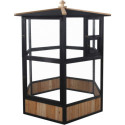 Volière en bois FSC thermo-traité diam. 150cm x H.179cm - Shelty Pet
