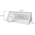 Clapier d’extérieur en bois - L116xP50xH41cm - Shelty Pet