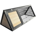 Clapier d’extérieur en bois - L116xP50xH41cm - Shelty Pet