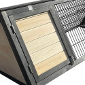 Clapier d’extérieur en bois - L116xP50xH41cm - Shelty Pet