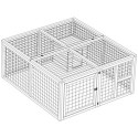 Enclos tortue d'extérieur en bois - L120xP110xH50cm - avec habitat - Shelty Pet