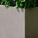 Jardinière en fibre de terre 80x40xH.40cm taupe