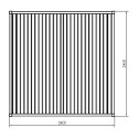 Pergola bioclimatique autoportante en aluminium anthracite 3x3m - X-METAL