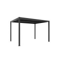 Pergola bioclimatique autoportante en aluminium anthracite 4x3m - X-METAL