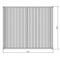 Pergola bioclimatique autoportante en aluminium anthracite 4x3m - X-METAL