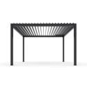 Pergola bioclimatique DELUXE en aluminium 4x4m - X-METAL