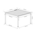 Pergola bioclimatique DELUXE en aluminium 4x4m - X-METAL