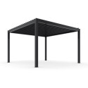 Pergola bioclimatique DELUXE en aluminium 4x4m - X-METAL