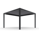 Pergola bioclimatique DELUXE en aluminium 4x4m - X-METAL