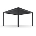 Pergola bioclimatique DELUXE en aluminium 4x4m - X-METAL