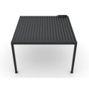 Pergola bioclimatique DELUXE en aluminium 4x4m - X-METAL