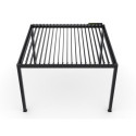 Pergola bioclimatique DELUXE en aluminium 4x4m - X-METAL