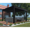 Pergola bioclimatique DELUXE en aluminium 4x4m - X-METAL
