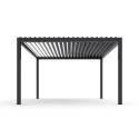 Pergola bioclimatique DELUXE en aluminium 3,5x5m - X-METAL