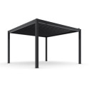 Pergola bioclimatique DELUXE en aluminium 3,5x5m - X-METAL
