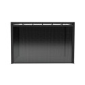 Pergola autoportante à toile rétractable motorisée en aluminium anthracite 3x3m - X-METAL