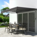 X-Metal Stores bannes Acier et aluminium Gris