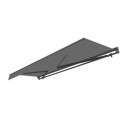 Store banne motorisé 350x250cm DECO toile polyester grise - X-METAL