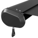 Store banne électrique 300x250cm LUXO toile polyester grise - X-METAL