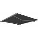 Store banne électrique 300x250cm LUXO toile polyester grise - X-METAL