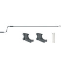 Store banne électrique 300x250cm LUXO toile polyester grise - X-METAL