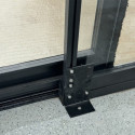 Serre de jardin 20,05m² ROYALE en aluminium laqué noir et verre trempé 4mm - Green Protect