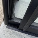 Serre de jardin 30,08m² ROYALE en aluminium laqué noir et verre trempé 4mm - Green Protect
